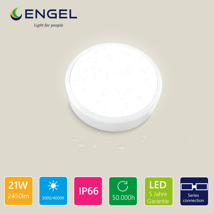 Engel Calla LED-Leuchte – Vernetzbare Wand- & Deckenleuchte optional mit Sensor Engel Lighting