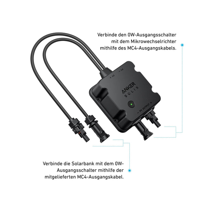 Anker Solix Solarbank E 1600 0 Watt Output Switch