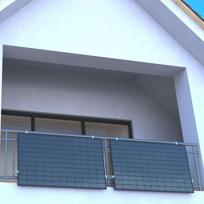 Engel Plutus 800W Balkonkraftwerk set –  für Gitterbalkone Balkon & Fassaden & Zaun Engel Lighting