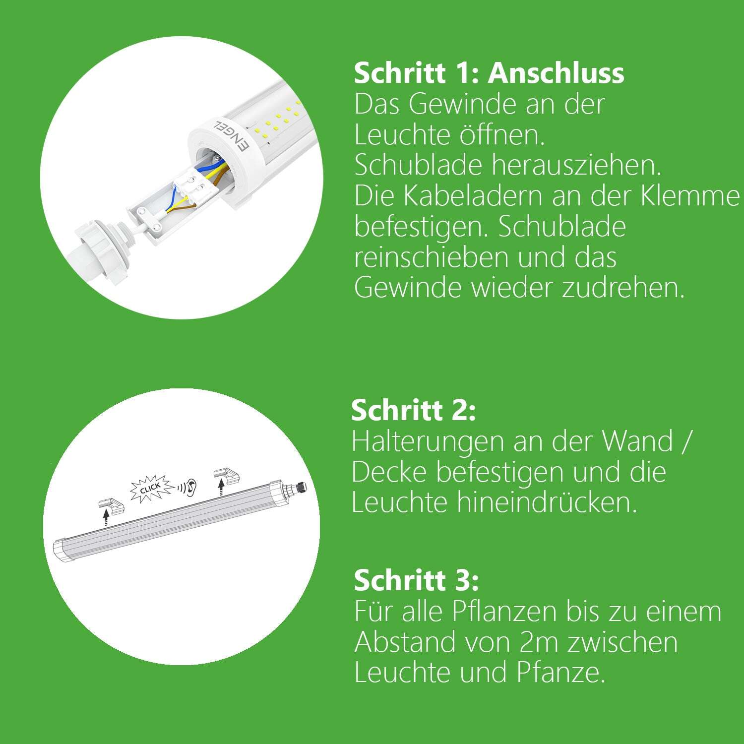 eGrow 3 LED-Pflanzenleuchte Engel Lighting 