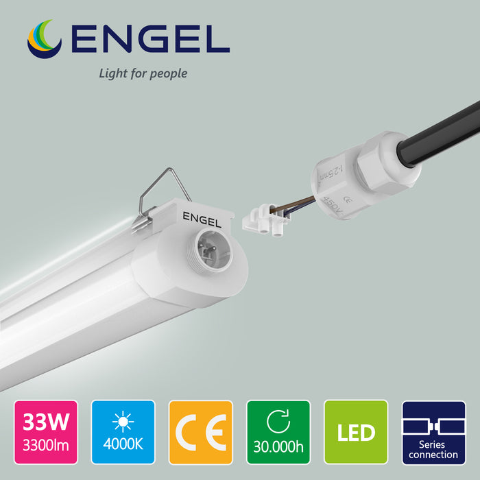 Engel Exton Eco Hochwertige LED Feuchtraumleuchte