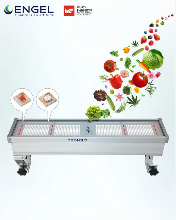 Optimus Eiar LED-Pflanzenleuchte 300W Vollspektrum | Profi Pflanzenlicht mit Würth-LEDs, IP67 & Dimmbar