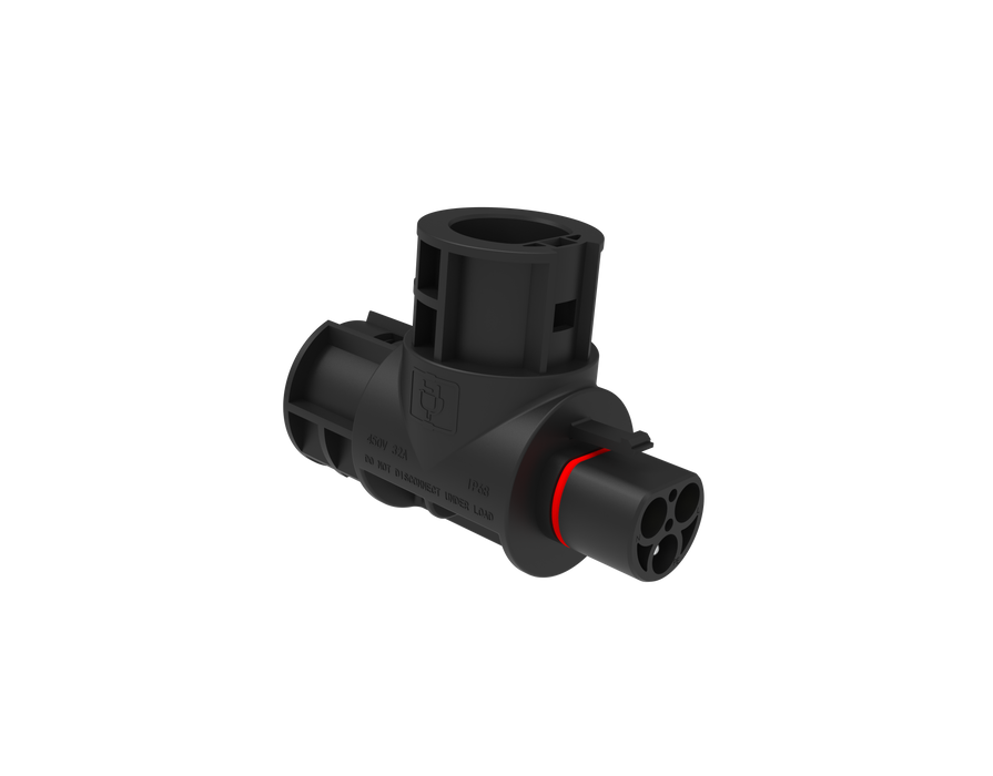T-Verbinder mit BC01-Anschlüssen – Parallelbetrieb von Micro-Invertern nach VDE-Standards