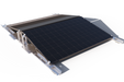 Helios Flachdach-Halterung – ballastiertes PV-Montagesystem für Flachdächer und Bodenflächen
